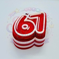 3D Printed Six Seven 67 Meme Gen Z Clicker Fidget Toy Keychain Clicker Fidget Toy Fidget Clicker Fid