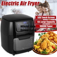 12L 1800W Air Fryer Oven Electric Touch Digital Airfryer Rotisserie Dry Large Cooker