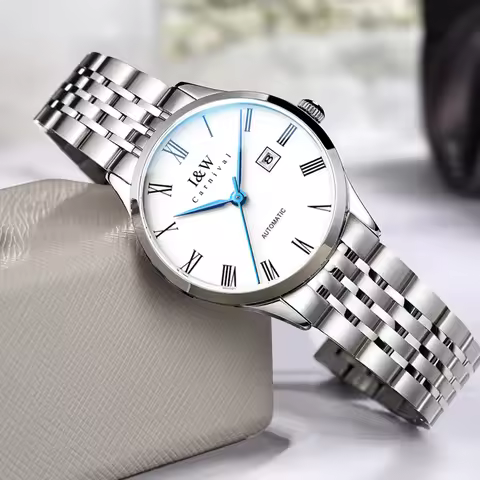 CARNIVAL Brand High-end IW Series Luxury MIYOTA Mechanical Watch for Women Stainless Steel Sapphire