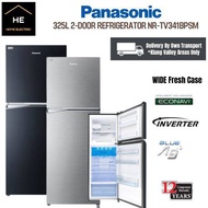 (Courier Services) PANASONIC 325L 2-DOOR INVERTER REFRIGERATOR NR-TV341BPKM NR-TV341BPSM Peti Ais Peti Sejuk