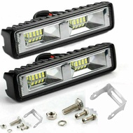 ▦◊┅LED Headlights 12-24V For Auto Motorcycle Truck Boat Tractor Trailer Offroad Working Light 48W LED Work Light Spotlig