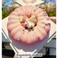 8 Inch Hollow Flower Shape Silicone Cake Mold Flower Cake Silicone Mold