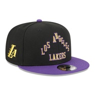 Los Angeles Lakers 2025 City Edition Black Purple 9FIFTY Snapback Cap