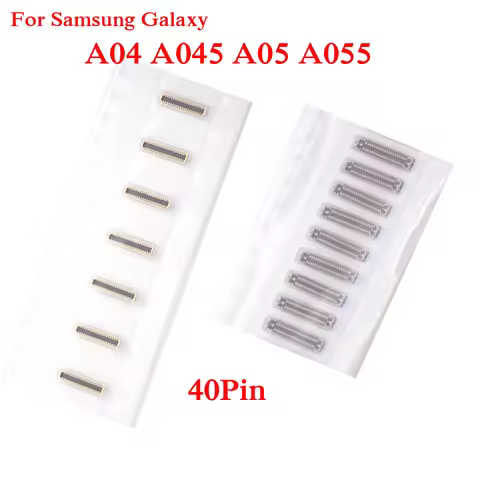 5-20Pcs For Samsung Galaxy A04 A045 A05 A055 Plug On Board LCD Display Screen Flex FPC Connector 40P