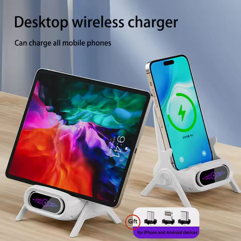 2026 Desktop 15W Wireless Phone Charger for iPhone 17 16 15 Pro Max Samsung Huawei Xiaomi Fast Wirel