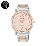 ALBA AG8N04X1 Quartz Mineral Crystal Glass Stainless Steel Woman's Watch