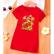 Chinese new year 2026 Girls' Daster Horse year Edition/dres Dsater Chinese new year 2026