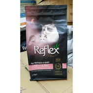 Reflex plus Mother Baby thịt cừu gạo 15kg mèo mẹ mèo con thức ăn mèo hạt khô