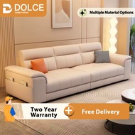 🇸🇬Newest Leather Sofa Living Room Sofa Latex Sofa 2 Seater Sofa 3 Seater Sofa 4 Seater Sofa Small fa