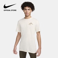 Nike Mens Dri-FIT Trail Outdoor Tee - Sea Glass ไนกี้ เสื้อยืดวิ่งแขนสั้นผู้ชาย Dri-FIT - แก้วทะเล
