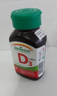 🈹️Jamieson維他命 D3 (1000 IU) 100粒；Jamieson Vitamin D3 1000IU 100 pcs (Exp 01-6-2026)