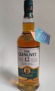 限定普飲THE GLENLIVET 12 single malt scotch whisky格蘭利威首席釀酒師Alan Winchester 匠心獨具下打造的黃金三桶酒液((Taiwan Exclusive))