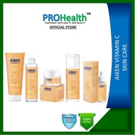 AIKEN VITAMIN C VITA-C 30ml Brightening 40g Moisturiser 50ml Micellar Water 100ml Exfoliating Water 