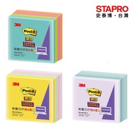 3M Sticky Notes Note Paper Brick 654-4SS Mixed Color 90 Sheets X 4 Books/Pack Message Stickers memo 