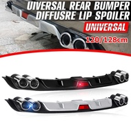 Universal Car Rear Bumper Diffuser Lip spoiler Canard for BMW E46 E60 E90 for Ford Focus 2 for Audi A3 Car-Styling ABS Plastic