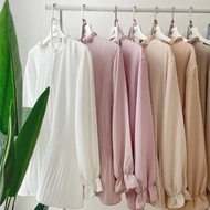 Apink pleated top wadi adra