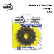 SPROCKET HARDEN (F) 428-15T RXZ / 428-16T RXZ