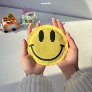 Korea Daigou Yellow Smiley Face Shape Hand-Held Warmer Bag|Hand Fujitsu Sales