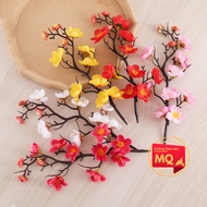 [MQ Factory]_COMBO 5-10 Antique Peach Branches, 30cm Antique Stems Decorating Gift Baskets CNY, Oan 