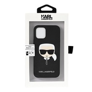 KARL LAGERFELD Iphone12 mini (5.4吋) 立體公仔手機殼.黑