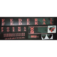 POEMA KOUGAR & federal sticker