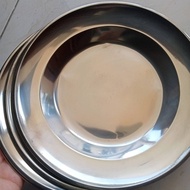 KODE PRG 632 1 LUSIN PIRING MAKAN STAINLESS DIAMETER 22CM BAHAN TEBAL