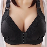. Sexyladies Women's big size Bra with front hook without wire size 36-46 cup C/D