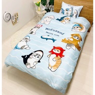 【Direct From Japan】MORIPiLO Mofusand Shark Cat Duvet Cover Set (Duvet Cover and Pillowcases)