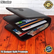 Premium Men's Wallet 3-Fold Wallet Pu Leather Wallet