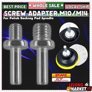 Adaptor screw for polishing machine backing pad spindle M10 / M14 grinder polisher mesin adapter