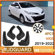 Car Mudguards for Vios 2019-2022 Splash Flaps Mudflaps Accessories