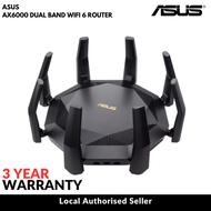 Asus AX6000 Dual Band WiFi 6 Router Up to 4804Mbps (3 Years Local Warranty)