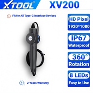 XTOOL XV200 Auto Endoscope Inspection Waterproof for OBD2 scanner 2MP/1080P HD 8 LEDs Type-C Version