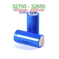Battery 32700 / 32650 Li-po4 6300Mha 3.2v lithium iron Phosphate power battery 3.2V 6000-6300 mah