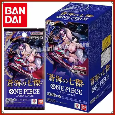 Original Bandai One Piece Cards TCG Trading Game Japanese OP14 Canghai of Seven Heroes Supplement Pa