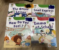 點讀筆 Oxford Little Readers 英文讀本 (4本) the online lesson snail express how do you feel Emma at school