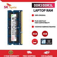 Hynix Ram máy tính xách tay DDR3 4GB 8 gam 1066MHz/1333MHz/1600MHz/1866MHz DDR3L Bộ nhớ máy tính xác