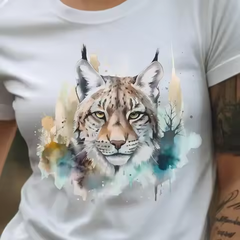 BobcaT T Shirt Nature Animal Lover Gr