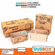 Toast Packaging Box Bandung Toast Box/ Toast Box/ Toast Packaging/ Food Grade Anti-Oil Toast Wrappin