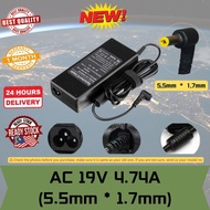 Acer Series 19V 4.74A (5.5mm x 1.7mm) For PA-1900-24,ADP-75SB BB,ADP-90SB BB,ADP-90SB BBGY Adapter C