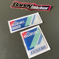 SUZUKI ECSTAR Embossed Team Emblem Sticker