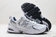 New Balance MR530 Original Genuine White Black Basic Versatile Retro Dad Wind Mesh Running and Leisu