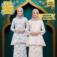 ZOE ARISAH Leisha KURUNG MODEN MUSLIMAH BF Friendly Baju Raya Sulam 2026 Nursing Klasik Floral Print