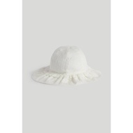 Mothercare Baby Girl White Dobby UPF50+ Sun Hat
