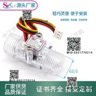 DN15透明流量計水流量器渦輪流量計4分流量傳感器S201C液體流量計