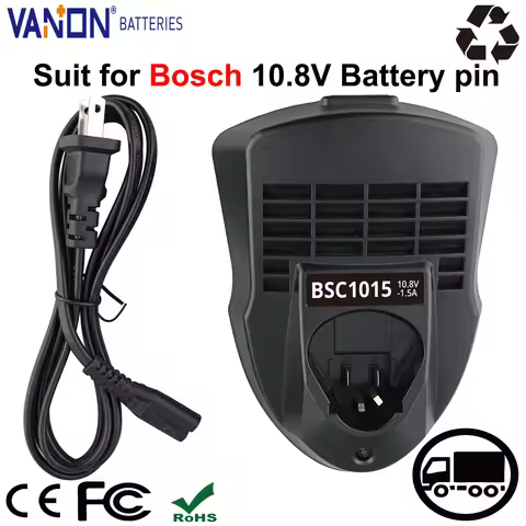 VANON New AL1115CV 12V Charger for Bosch 10.8-12 Volt Lithium-Ion Batteries BC690 BC330 BAT412A BC43
