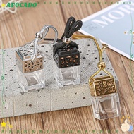 AVOCADD Perfume Bottle, Glass 8ML Empty Bottle, Portable Pendant Style Refillable Fragrant Bottle Pe