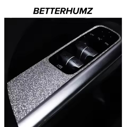 For Mercedes Benz C Class W206 C200 C220 C260 C300 2022- Glitter Car Window Lifter Panel Trim Strips