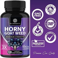 100% Original Products.120 Capsule.Horny Goat Weed Extract, Maca,Saw palmetto, Ginseng, L-Arginine,Tongkat Ali