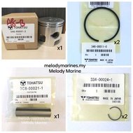 1 Set Tohatsu/Mercury Japan Piston Standard Size Set/Kit 25hp 30hp 2stroke -Piston Ring ,Piston ,Pin